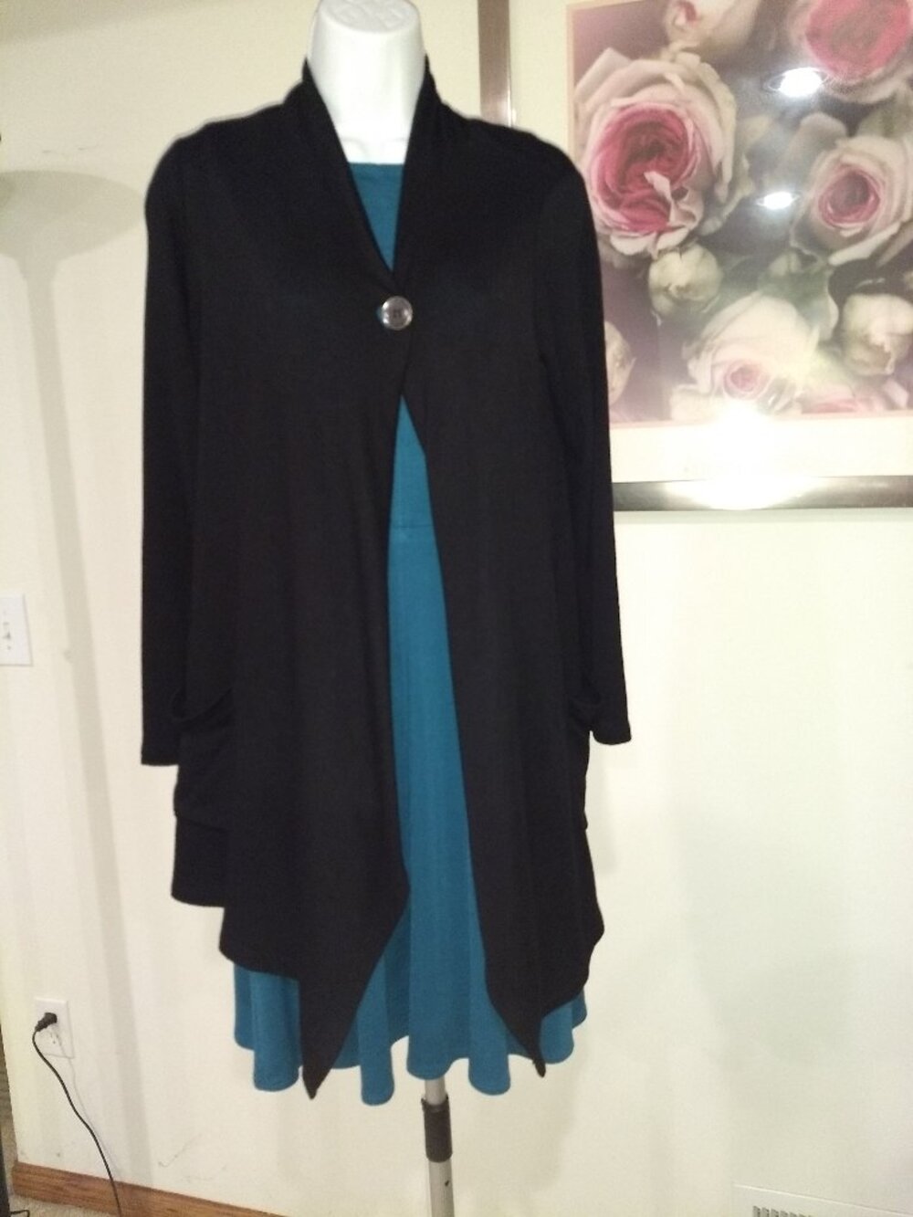 Donna Morgan Dress /Wrap cardigan